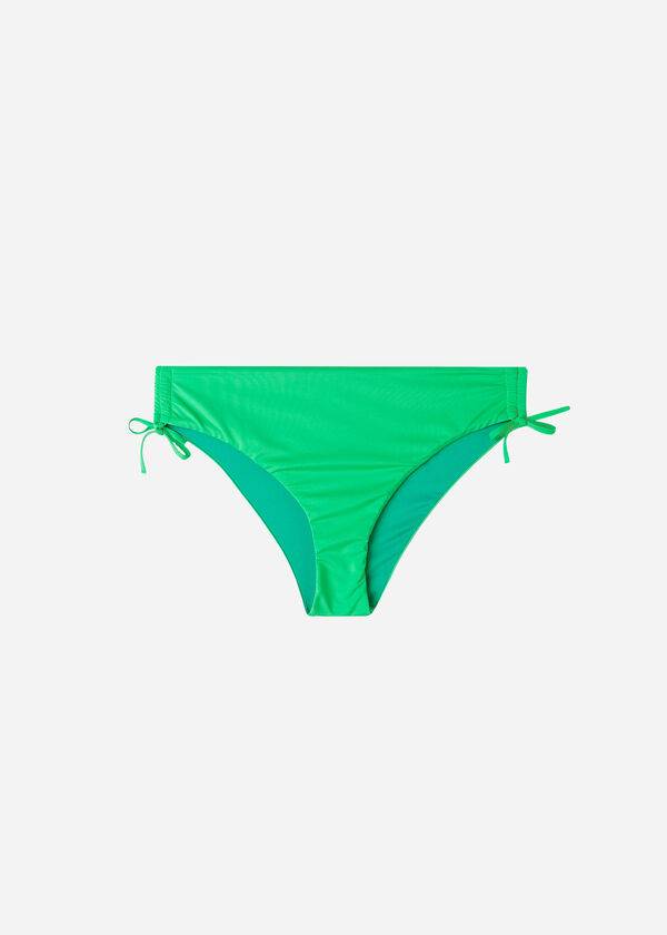 Calzedonia High-Midja Drawstring Indonesia Bikiniunderdel Dam Gröna | SE2735LH