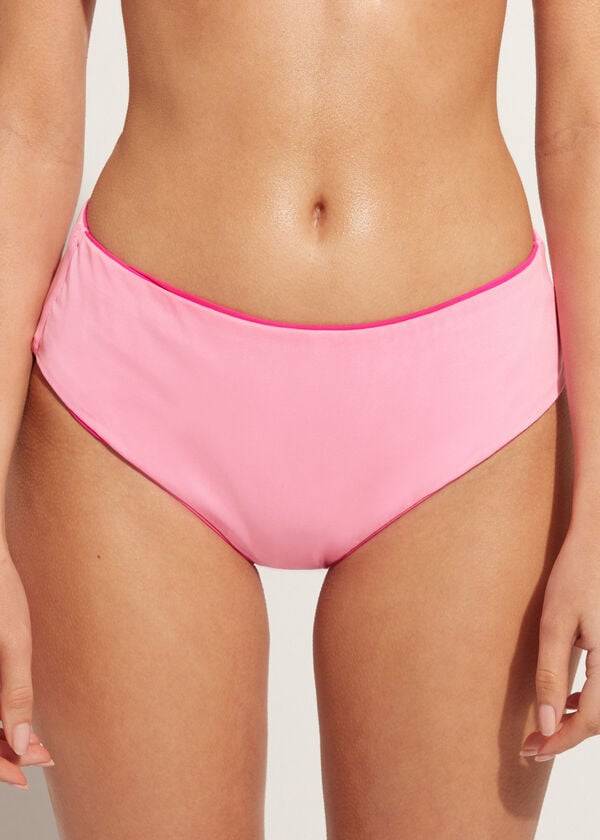 Calzedonia High Midja Indonesia Eco Bikiniunderdel Dam Rosa | SE2760ZG