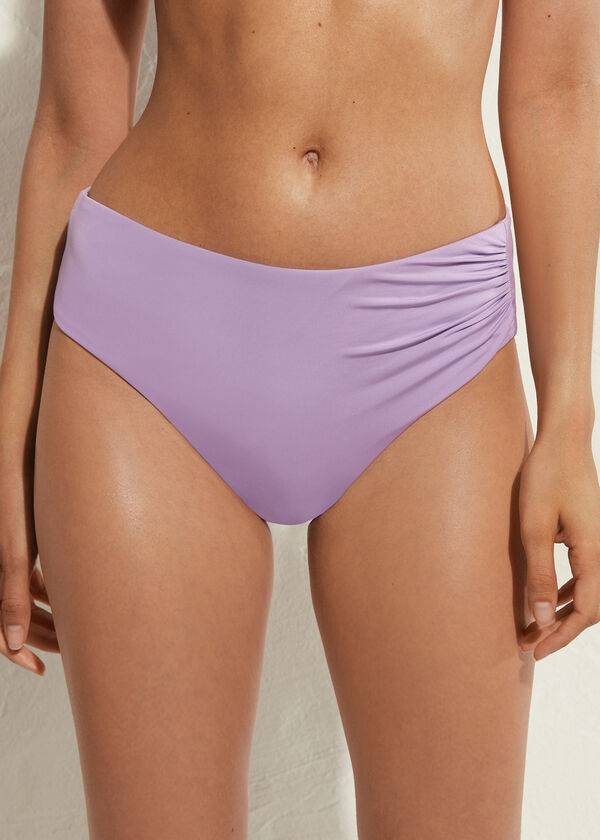 Calzedonia High Midja Indonesia Eco Bikiniunderdel Dam Lila | SE2763JJ