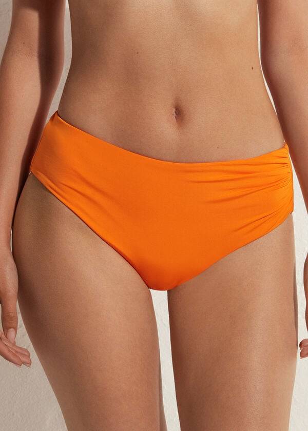 Calzedonia High Midja Indonesia Eco Bikiniunderdel Dam Orange | SE2764HK