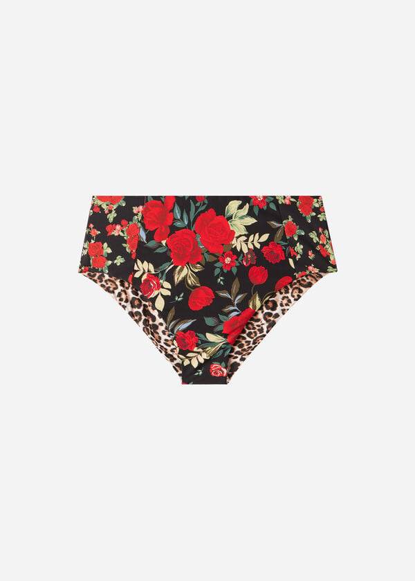 Calzedonia High Midja Reversible Nizza Bikiniunderdel Dam Rosa | SE2754MA