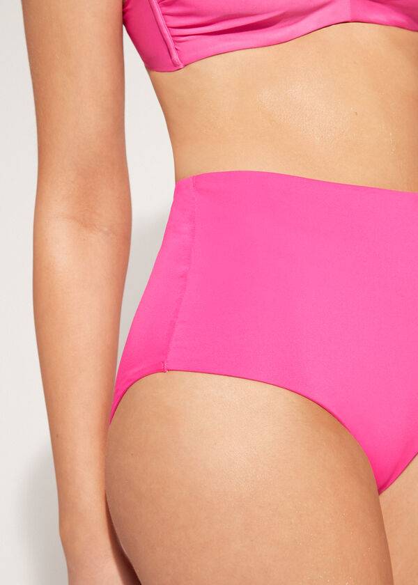 Calzedonia High Shaper Midja Indonesia Eco Bikiniunderdel Dam Rosa | SE2782NB