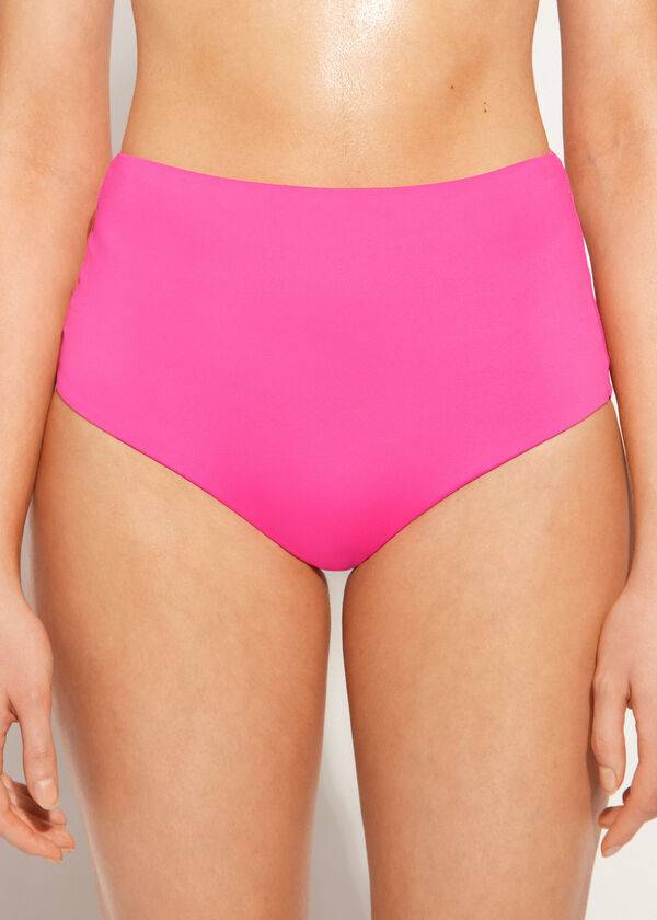 Calzedonia High Shaper Midja Indonesia Eco Bikiniunderdel Dam Rosa | SE2782NB