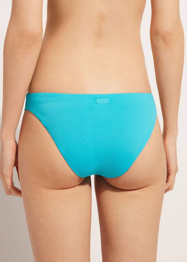 Calzedonia Indonesia Eco Low rise Bikiniunderdel Dam Turkos | SE2715DN