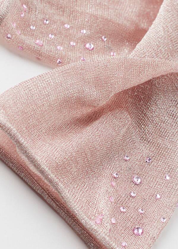 Calzedonia Korta with Glitter and Crystals Strumpor Dam Rosa | SE1664EX