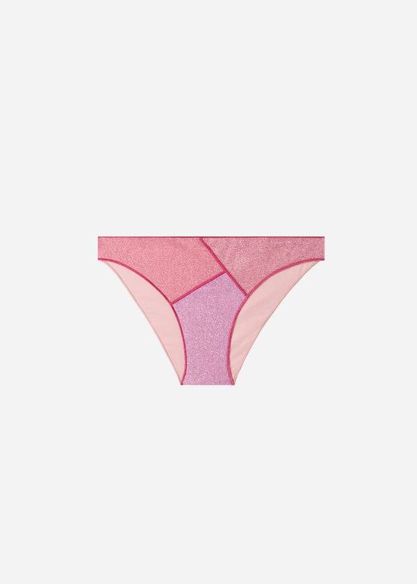 Calzedonia Lamé Lisbona Bikiniunderdel Dam Rosa | SE2702IS