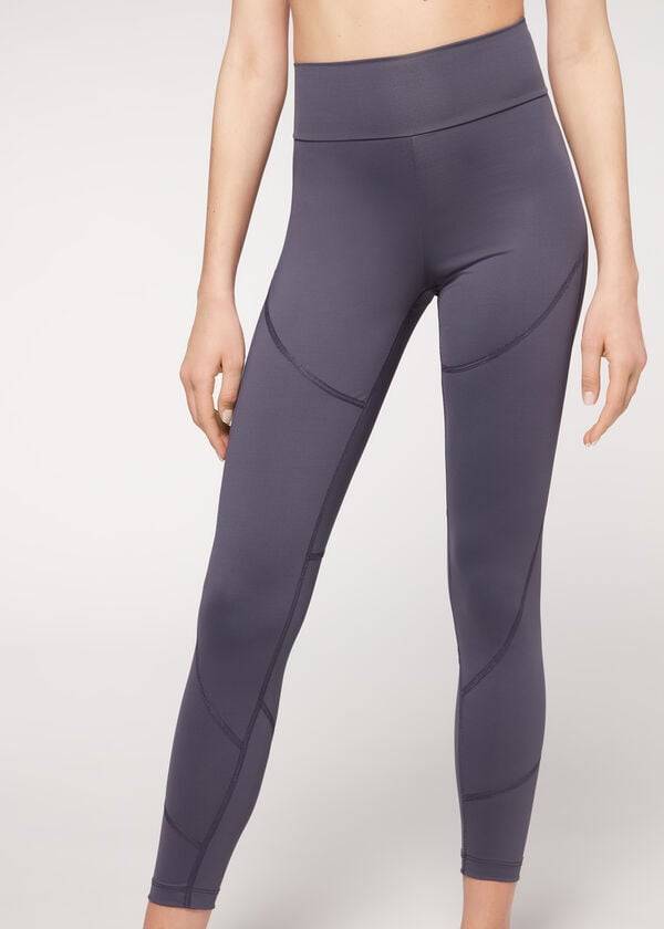 Calzedonia Performance Gympa Leggings Dam Marinblå | SE1521HK