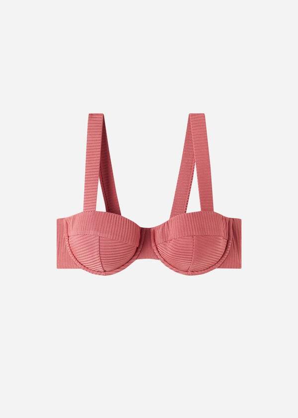 Calzedonia Push-Up Bandeau Biarritz Bikinitoppar Dam Bruna | SE2238TV