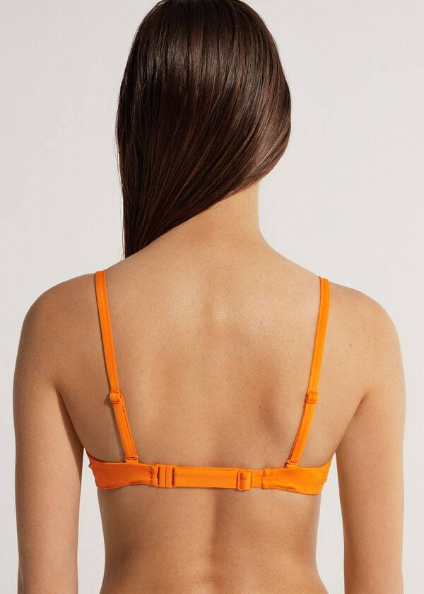 Calzedonia Push Up Indonesia Eco Bikinitoppar Dam Orange | SE2242OR