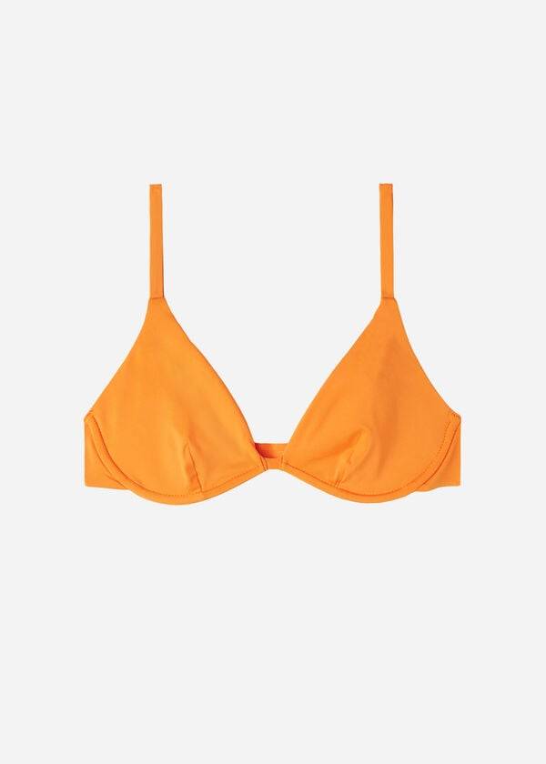 Calzedonia Push Up Indonesia Eco Bikinitoppar Dam Orange | SE2242OR