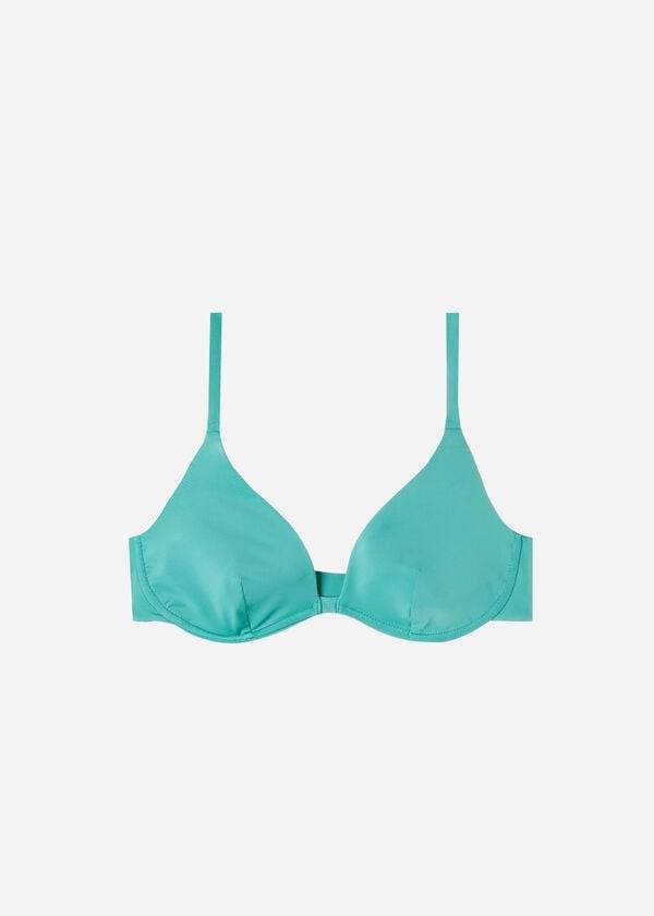 Calzedonia Push Up Indonesia Eco Bikinitoppar Dam Turkos | SE2246DN