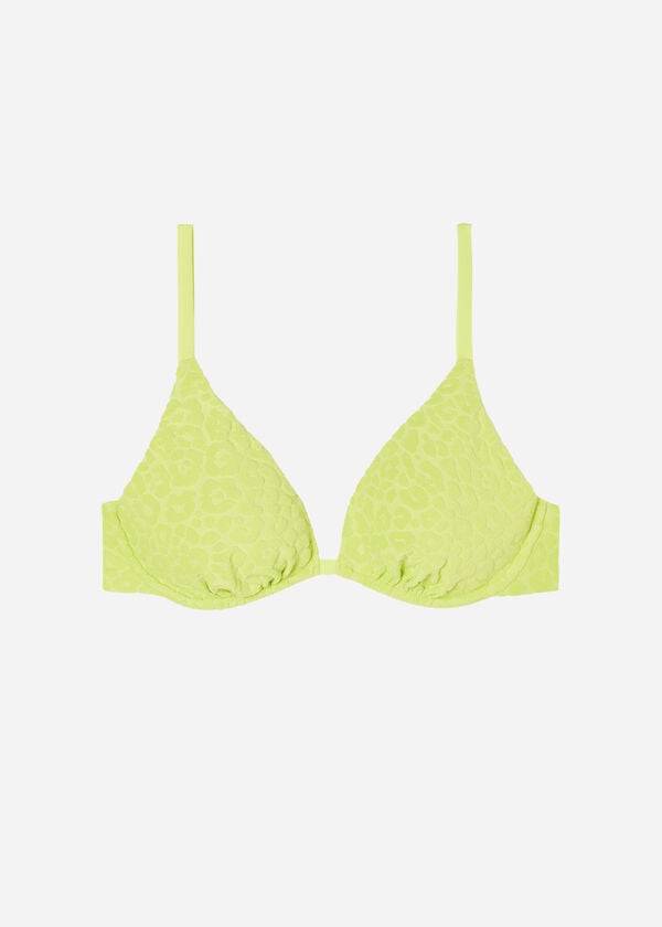 Calzedonia Removable Padding Push Up Bangkok Bikinitoppar Dam Gröna | SE2235WY