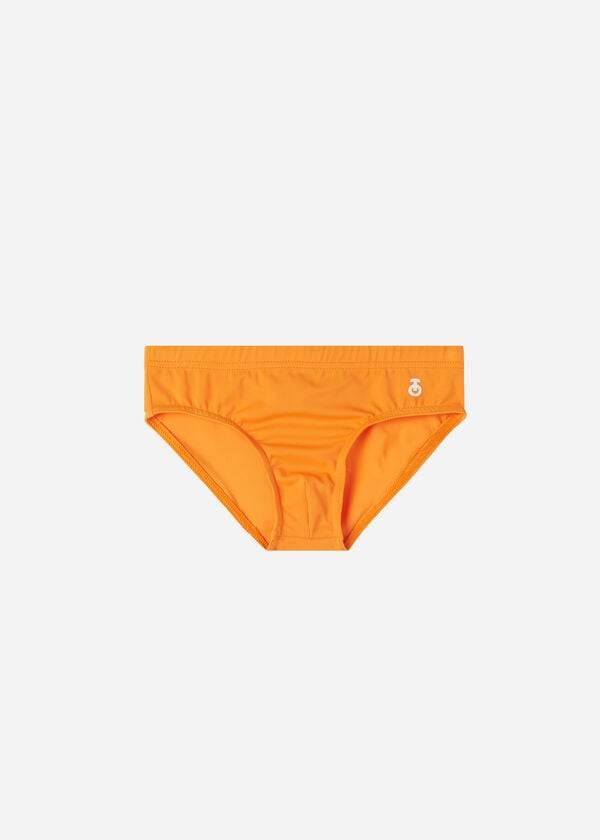 Calzedonia Rio Baddräkter Barn Orange | SE1035BC