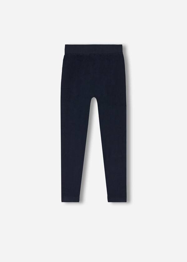 Calzedonia Seamless Leggings Barn Blå | SE1052GL