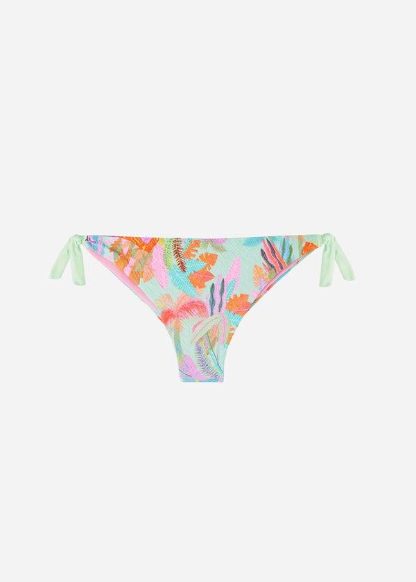 Calzedonia Side-Tie Brazilian Foliage Tahiti Bikiniunderdel Dam Gröna | SE2623HK