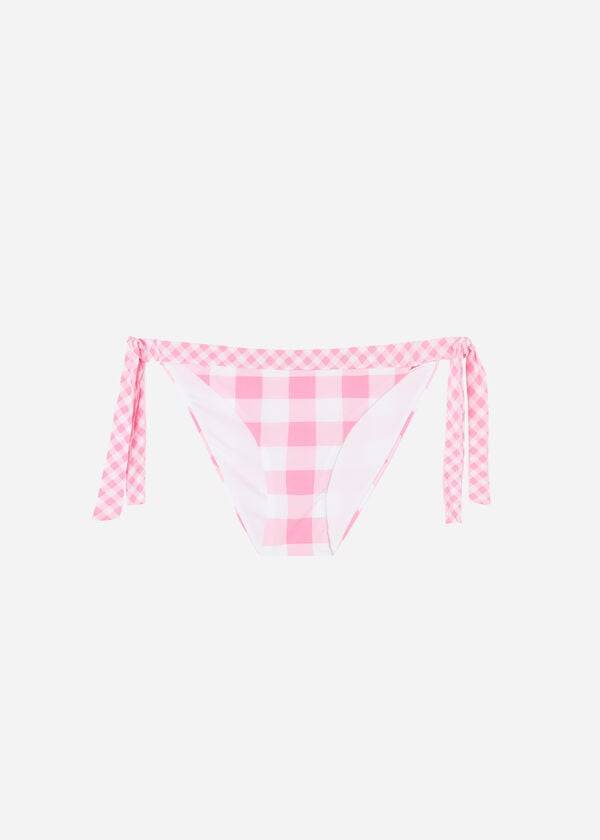 Calzedonia Side Tie Lione Bikiniunderdel Dam Rosa | SE2628AP