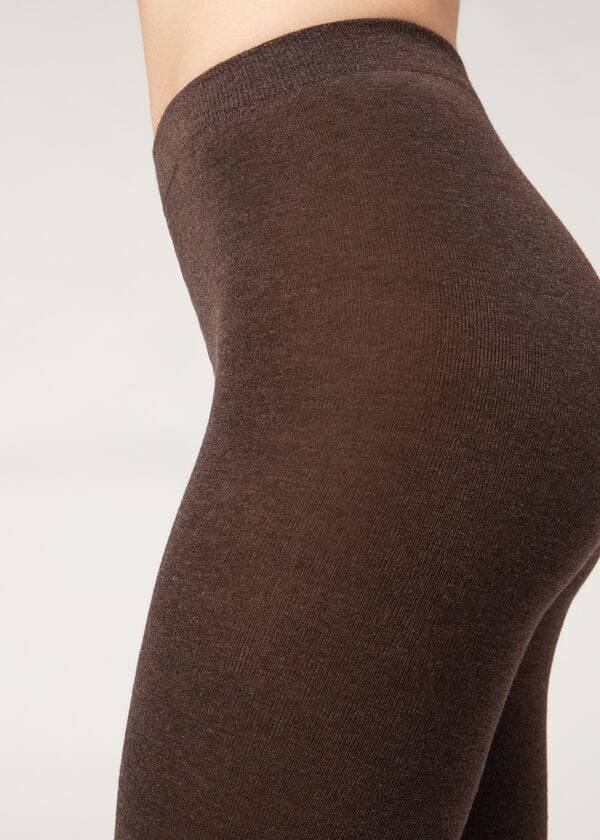 Calzedonia Soft Modal and Cashmere Blend Opaque Strumpbyxor Dam Bruna | SE3126PQ