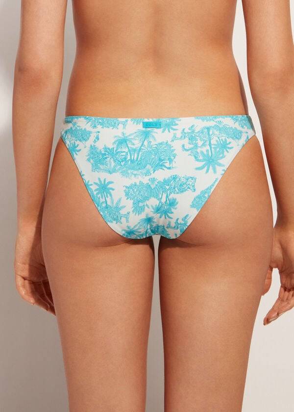 Calzedonia Sorrento Bikiniunderdel Dam Blå | SE2616CE