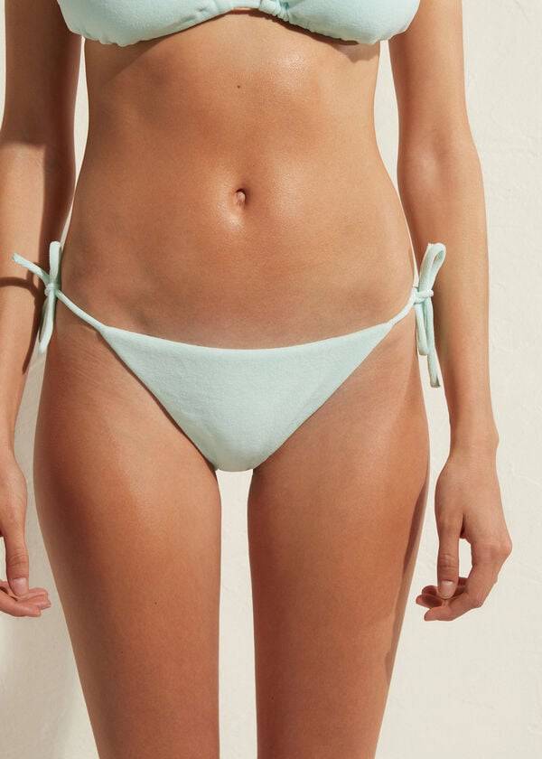 Calzedonia String Beverly Hills Eco Bikiniunderdel Dam Blå | SE2608RW