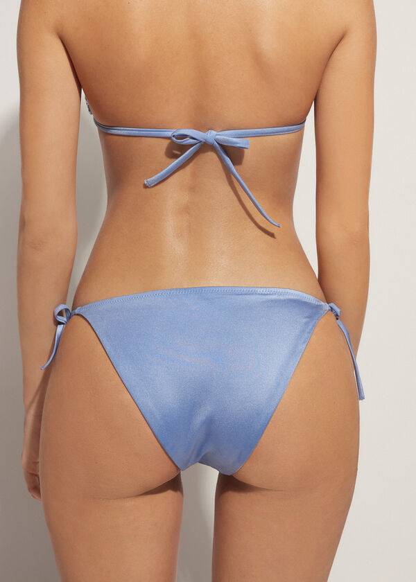 Calzedonia String Cannes Bikiniunderdel Dam Blå | SE2605UT