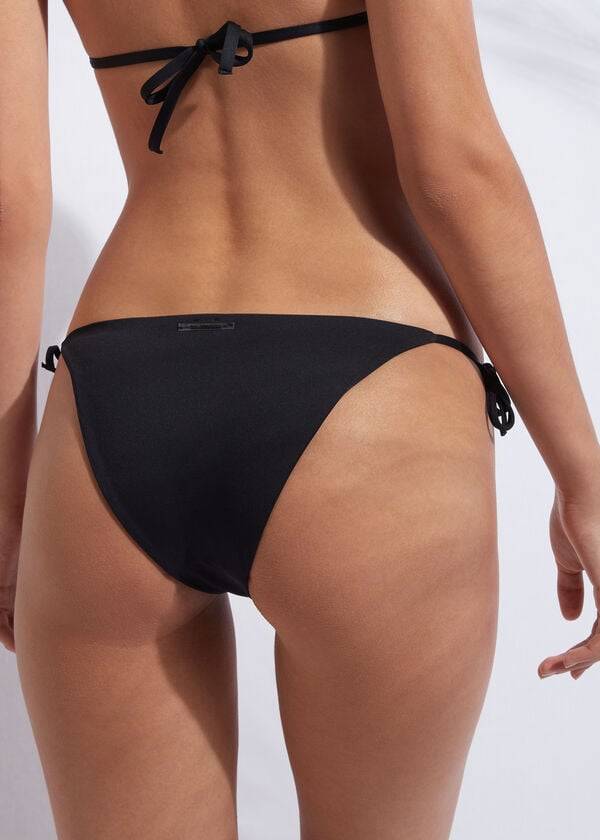 Calzedonia String Indonesia Bikiniunderdel Dam Svarta | SE2594KI