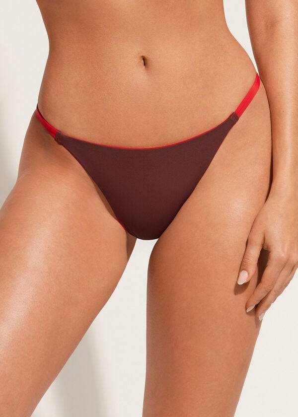 Calzedonia String Indonesia Eco Bikiniunderdel Dam Röda | SE2554YU