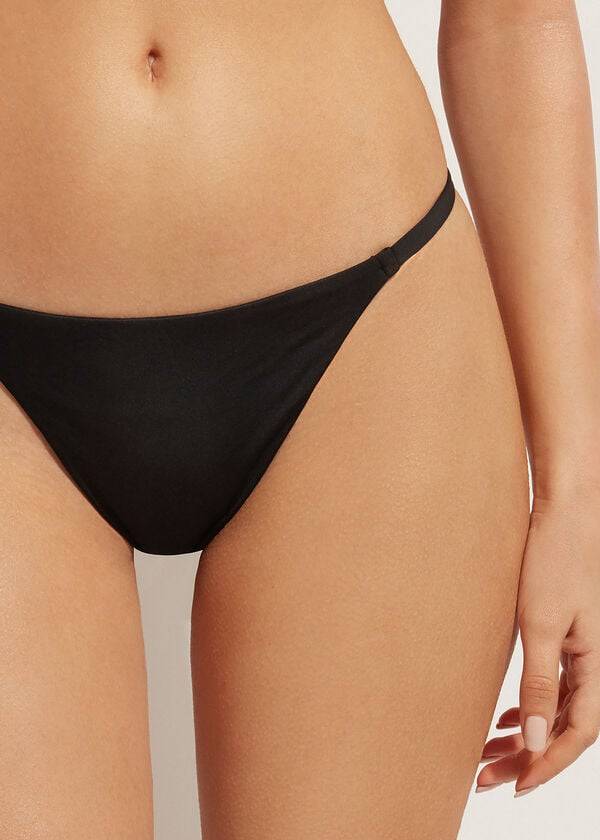 Calzedonia String Indonesia Eco Bikiniunderdel Dam Svarta | SE2558WY