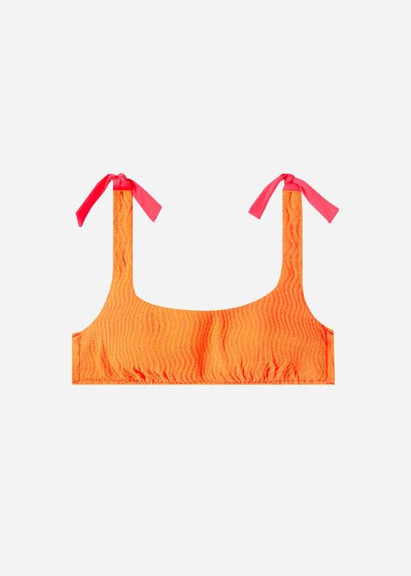 Calzedonia Tank Mykonos Bikinitoppar Dam Orange | SE2205BC