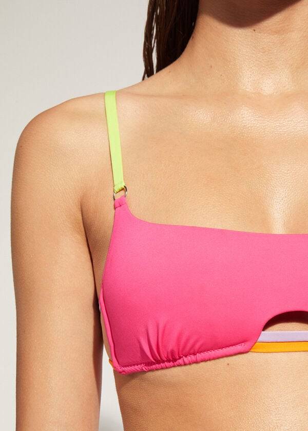 Calzedonia Tank Tokyo Eco Bikinitoppar Dam Rosa | SE2188UT