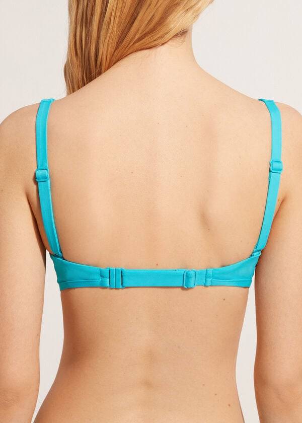 Calzedonia Tank-Trend Indonesia Bikinitoppar Dam Turkos Gröna | SE2182QZ