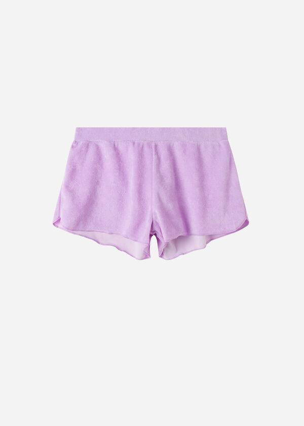 Calzedonia Terrycloth Shorts Cover Ups Dam Lila | SE2039FM