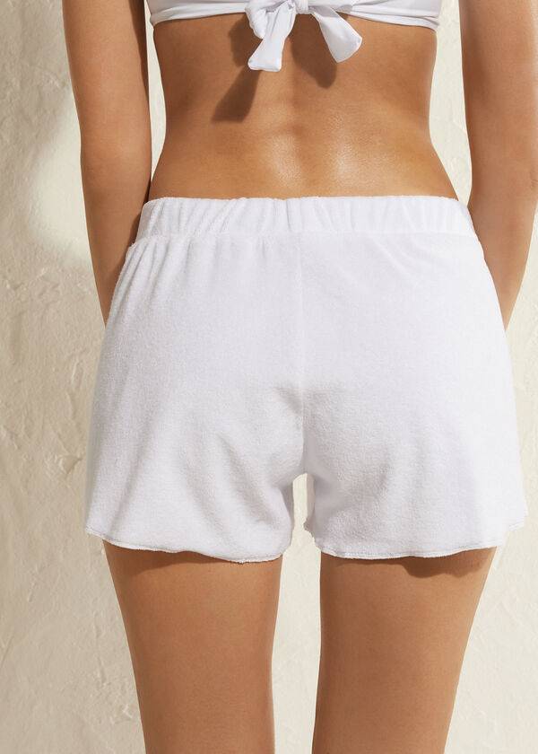 Calzedonia Terrycloth Shorts Cover Ups Dam Vita | SE2041HK