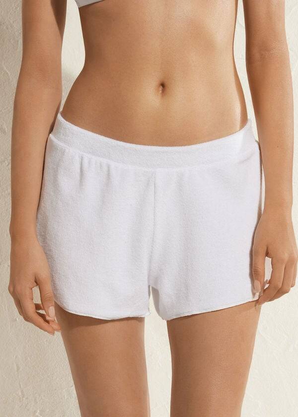 Calzedonia Terrycloth Shorts Cover Ups Dam Vita | SE2041HK