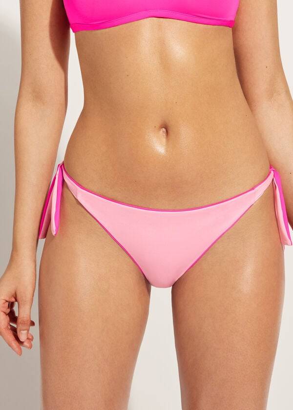 Calzedonia Tied Indonesia Eco Bikiniunderdel Dam Rosa | SE2541LH