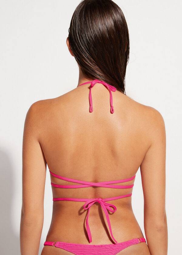 Calzedonia Triangle Badtofflor String Miami Bikinitoppar Dam Rosa | SE2171HK