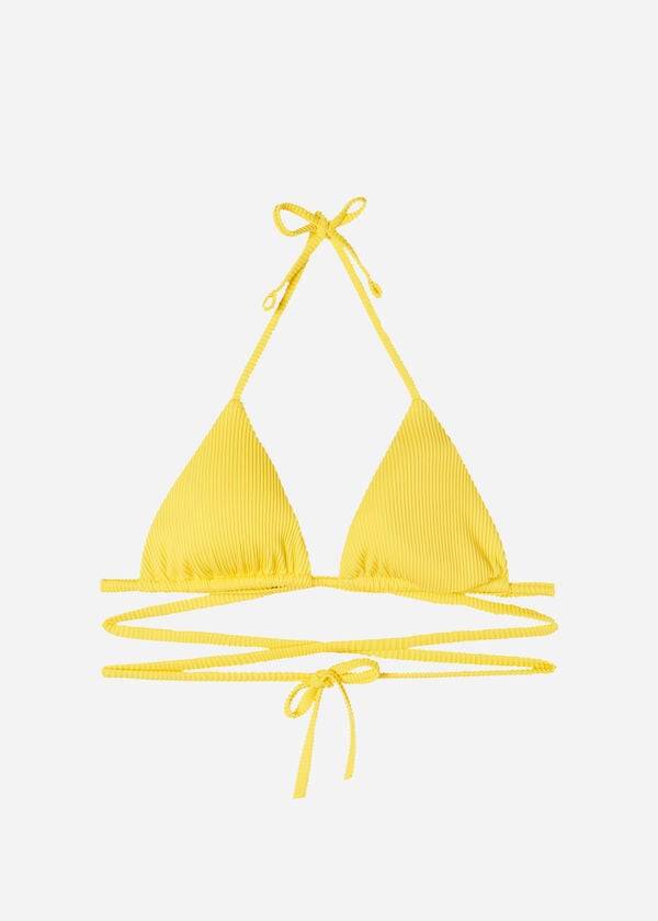 Calzedonia Triangle Badtofflor String New York Bikinitoppar Dam Gula | SE2170GL