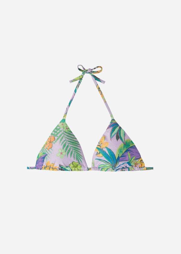 Calzedonia Triangle String Brasilia Bikinitoppar Dam Lila | SE2163IS