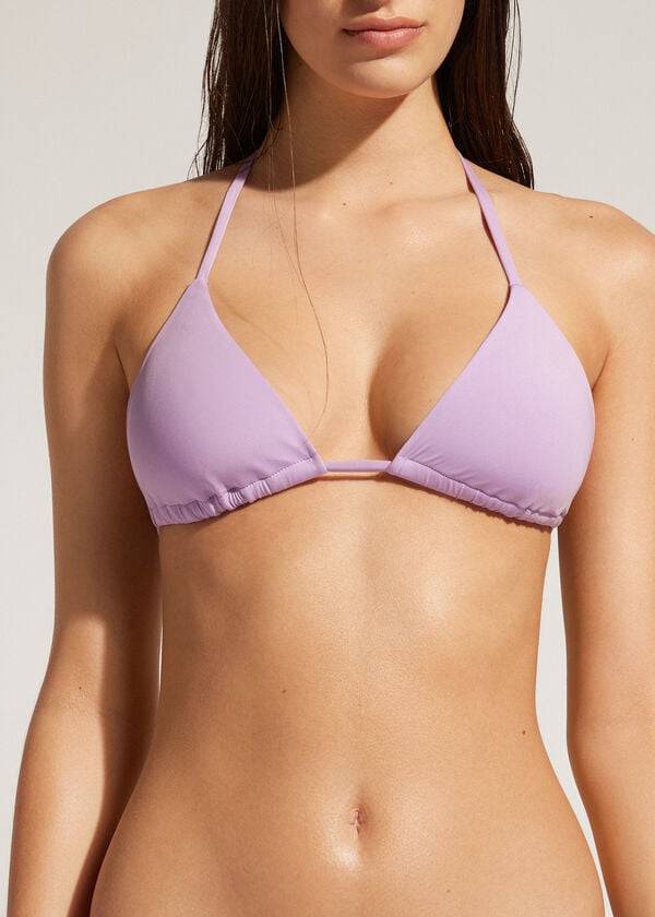 Calzedonia Triangle String Indonesia Eco Bikinitoppar Dam Lila | SE2155MA