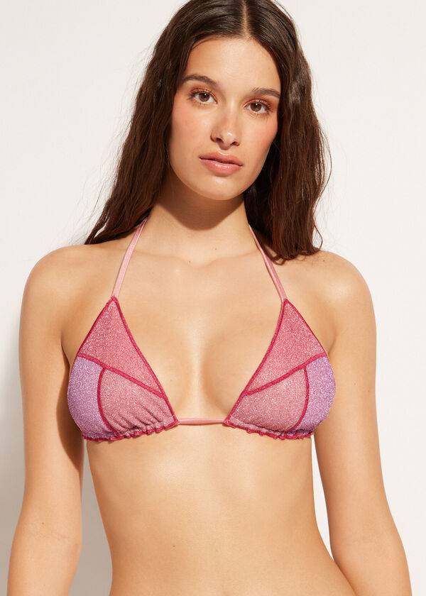 Calzedonia Triangle String Lisbona Bikinitoppar Dam Rosa | SE2141SO