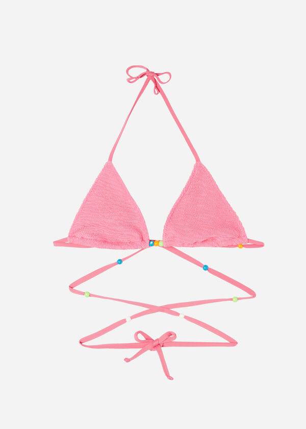 Calzedonia Triangle String Tie San Diego Bikinitoppar Dam Rosa | SE2129MA