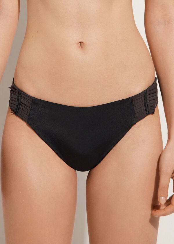 Calzedonia Tulle Insert Tokyo Bikiniunderdel Dam Svarta | SE2533QZ