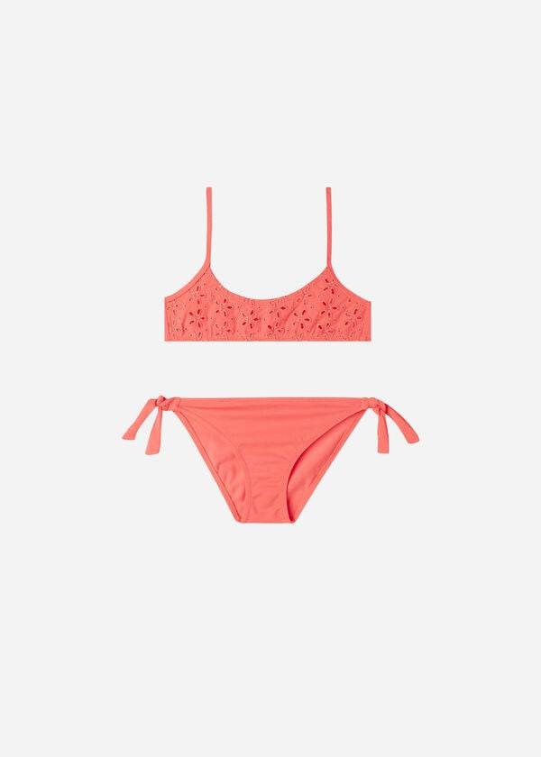 Calzedonia Two-Piece Corfù Baddräkter Barn Orange | SE1121YU