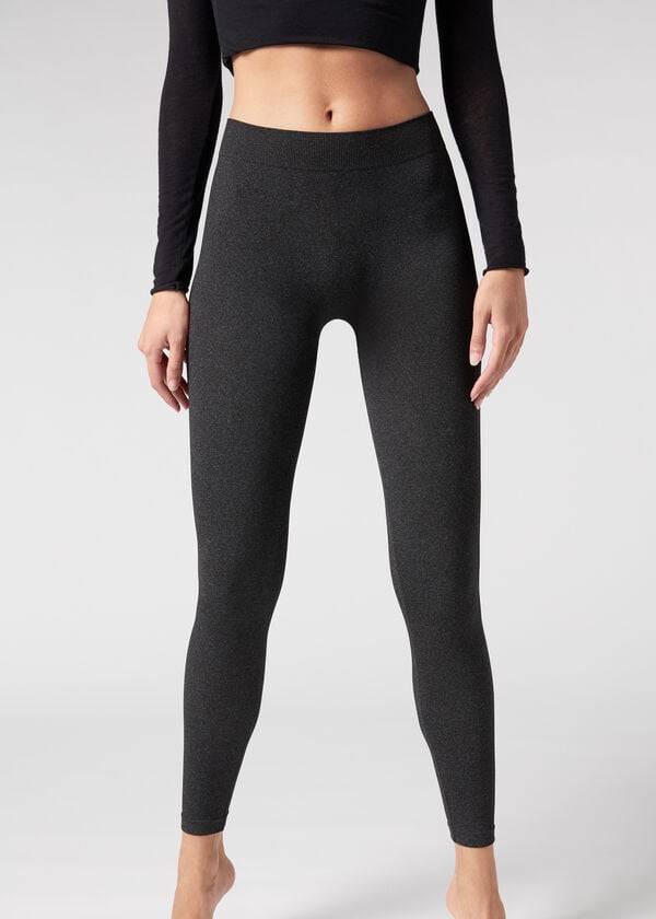 Calzedonia Ultra-Opaque Microfiber Leggings Dam Grå | SE1481WY