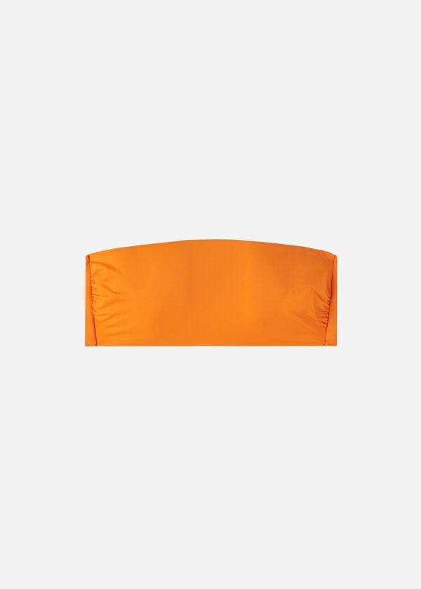 Calzedonia Vadderad Bandeau Indonesia Eco Strapless Bikinitoppar Dam Orange | SE2382CE