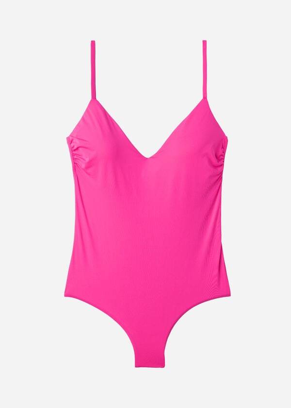 Calzedonia Vadderad One-Piece Indonesia Baddräkter Dam Rosa | SE2011SO