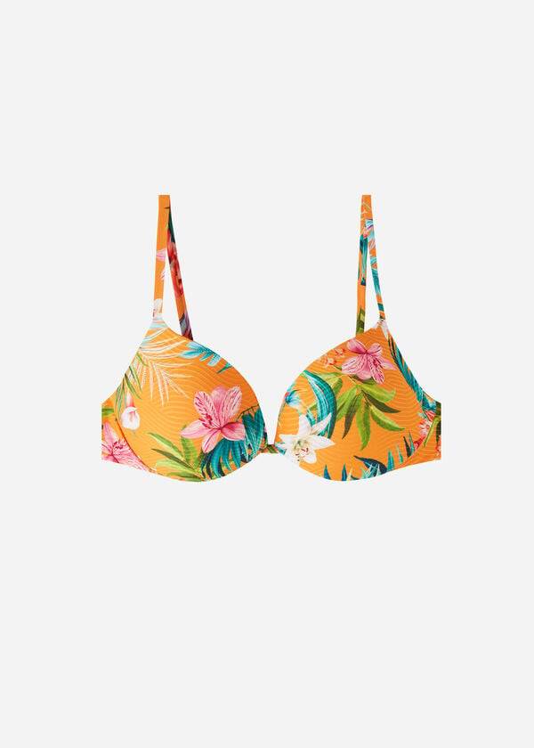 Calzedonia Vadderad Push-Up Rio Eco Bikinitoppar Dam Orange | SE2316PQ