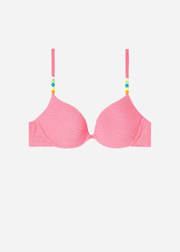 Calzedonia Vadderad Push-Up San Diego Bikinitoppar Dam Rosa | SE2314SO