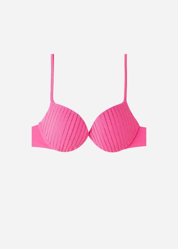 Calzedonia Vadderad Push Up Shanghai Bikinitoppar Dam Rosa | SE2358ZG