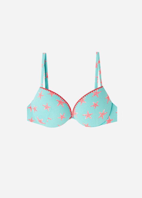 Calzedonia Vadderad Push-up Buenos Aires Bikinitoppar Dam Marinblå | SE2354BC