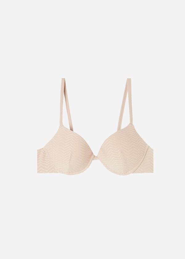 Calzedonia Vadderad Push-up The Hamptons Bikinitoppar Dam Beige | SE2310NB